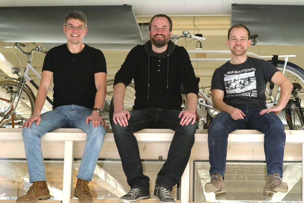 SWOP-Team Gründer Matthias Hoffmann, Christoph Kastenbauer und Thomas Gärtner